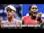 Ajla Tomljanovic vs. No. 3 Coco Gauff 