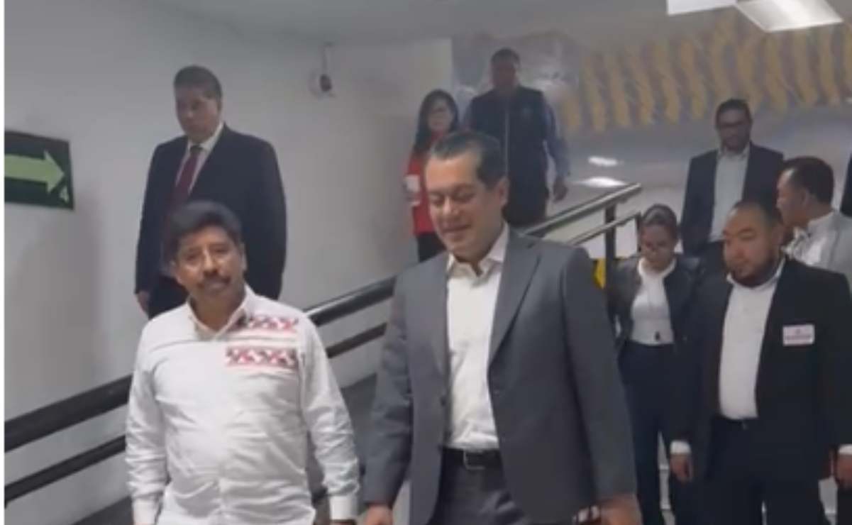 Llega presidente de SCJN a San Lázaro; Hugo Aguilar sostendrá primer acercamiento con diputados