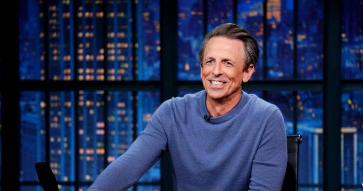 Commentary: Seth Meyers' contract is up in 2028. So is Trump's. Who will be the last man standing?