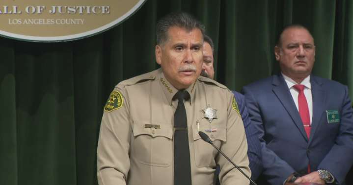 Sheriff Robert Luna asks for public's help in locating suspect wanted for allegedly killing 13