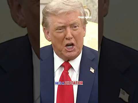 Trump fires back at Democrats' 'dictator' allegations over fed takeover of DC police #shorts #trump