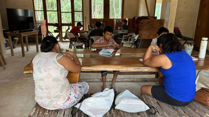 Niños de Solferino estudian en casa y serán certificados por IEEJA