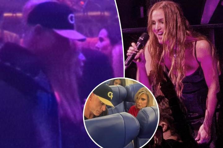 Jessica Simpson seen with ex Eric Johnson at her sister's Las Vegas concert after sparking reconciliation rumors