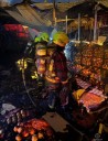 Incendio en la Plaza de Mercado El Potrerillo