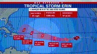 Tropical Storm Erin expected to become a hurricane this week: NHC