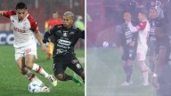 Once Caldas y Huracán definieron el pase a cuartos de Sudamericana: goleada, expulsiones y duro aguacero