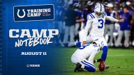 Training Camp Notebook: Spencer Shrader firmly leads Colts' kicking competition, will take all reps vs. Green Bay Packers
