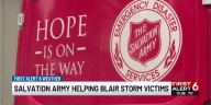 Salvation Army lends helping hand to Blair storm victims
