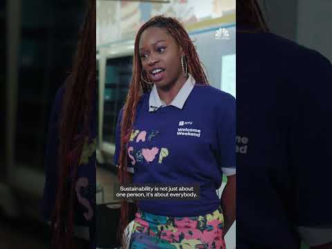 NYU tests out an upcycle thrift shop where everything is free for students