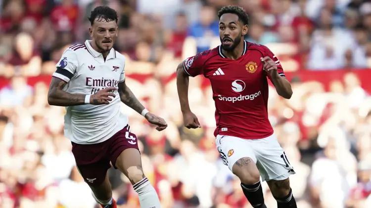 Arsenal humilla a Manchester United con gol de Calafiori en Old Trafford
