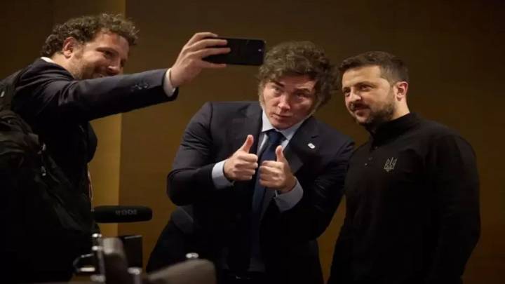 Milei habló con Zelenski, quien pidió un acuerdo "justo" para la paz con Rusia