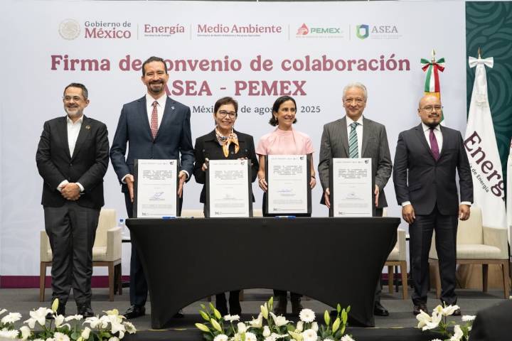 Pemex y la Asea firman acuerdo de colaboración para reforzar la protección ambiental en el sector hidrocarburos