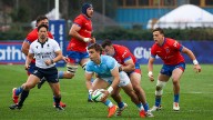 Los "Cóndores" fueron superados por Uruguay en la primera final sudamericana al Mundial de rugby La revancha será la próxima semana en Montevideo.