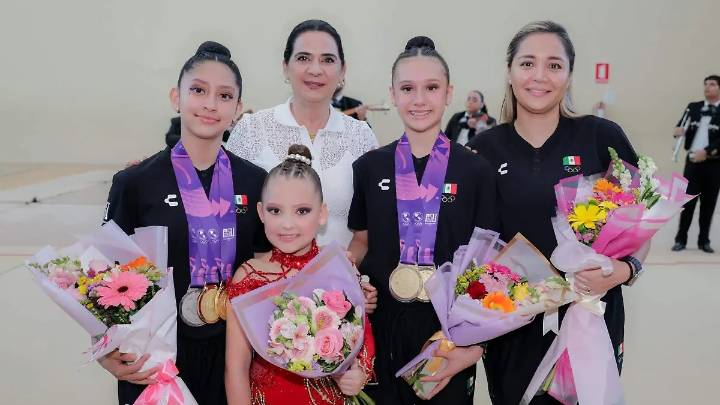 Tampico celebra a gimnastas panamericanas: dos oros y una plata en Asunción 2025