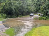 Heavy downpours, flash floods possible through Monday evening