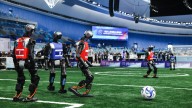 Watch as bungling bots compete in first World Robot Games - & show humanoids aren't ready for world domination just yet