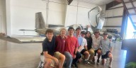 From the classroom to the cloud line: China Spring students take flight in plane build for first time