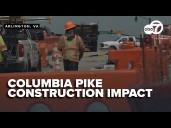 'It's like a war zone': Businesses say Columbia Pike construction hurts their profit