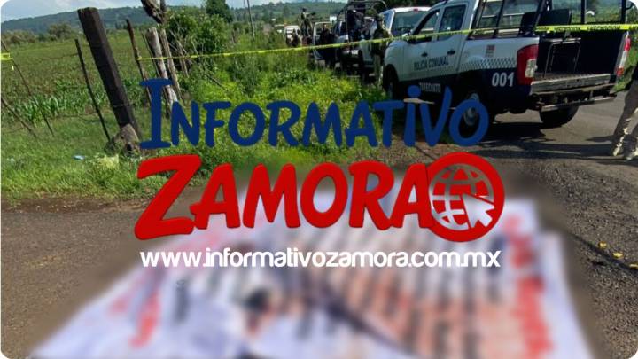 Abandonan a pareja ejecutada; estaban tapados con una narco lona
