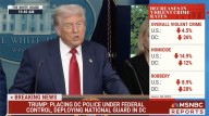 Trump busted in real time as networks' graphics shoot down DC crime claims