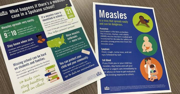 Spokane County resident presumed positive for measles as health officials urge vaccination checks
