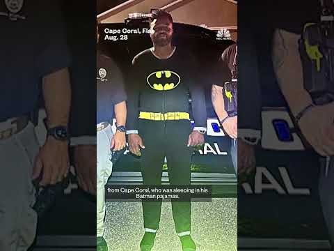 Florida man stops burglary in his Batman pajamas