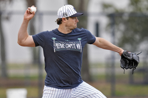 Gerrit Cole realiza 20 lanzamientos en terreno plano mientras se recupera de cirugía Tommy John