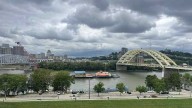 Hooters restaurant spotted being towed down a river after closing