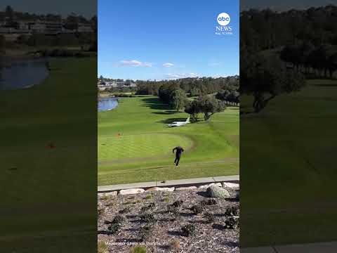 No injuries after small plane crashes onto golf course in Australia