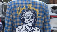 This Brewers fan Uecker-fied his plaid sportcoat to wear…