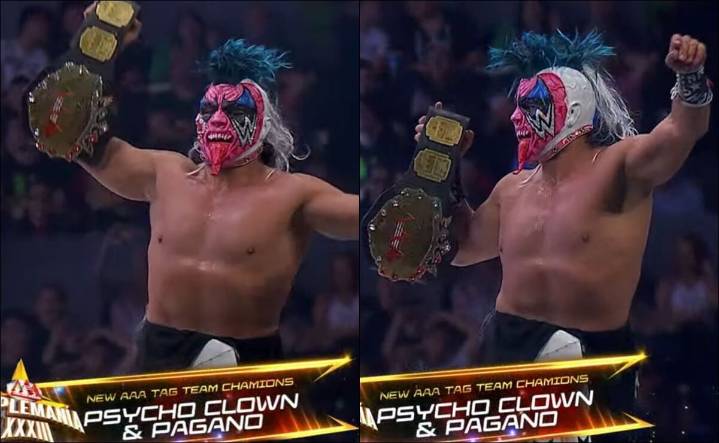 Psycho Clown y Pagano son los nuevos Campeones de Pareja de Triple A; derrotaron a los Garza en Triplemanía XXXIII