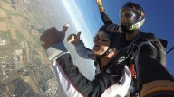 Pierre Poilievre Spotted Parachuting into Tofield, Alberta