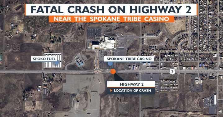 Cheney man killed in crash near Spokane Tribe Casino