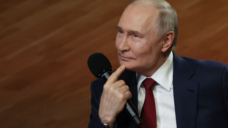 Putin elogia a Trump por sus “sinceros” esfuerzos para poner fin a la guerra
