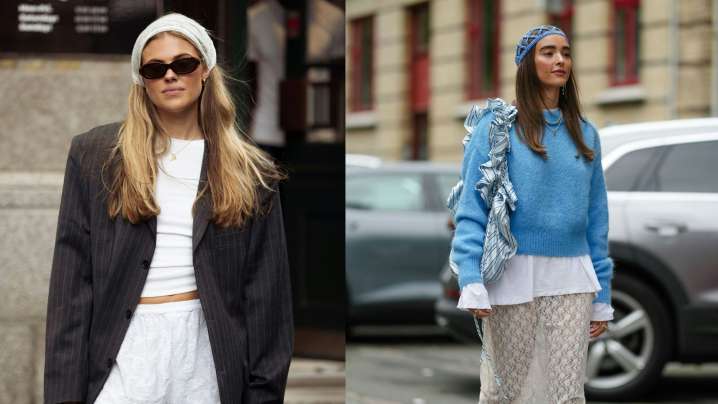 Crochet Bandanas Are Taking Over Stylish Summer Wardrobes