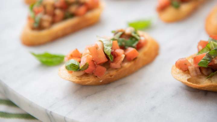 Roma tomatoes are the star of elegant late