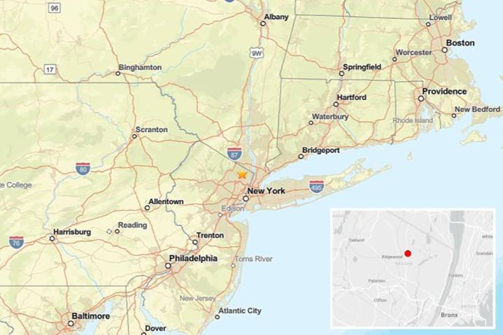 Second earthquake in days strikes New Jersey, shakes parts of NY