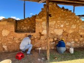 Ministerio de Cultura preserva enlucidos arqueológicos en Wiracochapampa