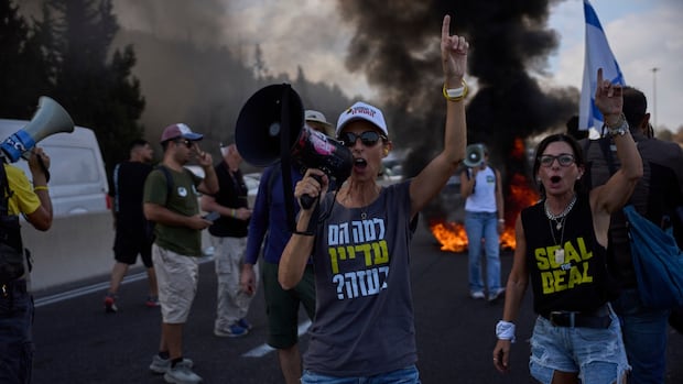Mass protests held across Israel calling for end to Gaza war, release of hostages