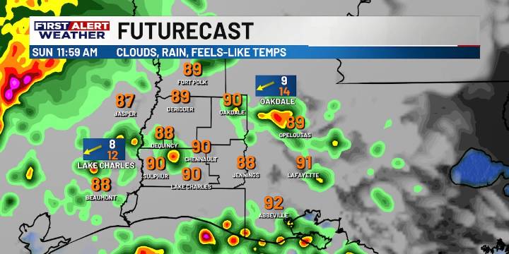 FIRST ALERT FORECAST: Some storms possible Sunday, but drier weather arrives soon