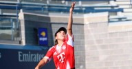 Camila Osorio entrenó con la camiseta de Lucho Díaz y el Bayern Múnich le deseó éxito en el US Open