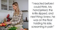 “The Knife Slipped”: Guy Ends Up In ER After Prank Goes Horribly Wrong