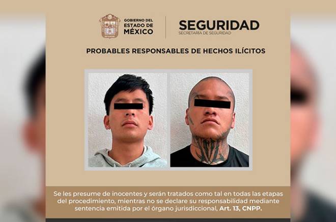 Agarran a dos jóvenes con droga tras alterar el orden público en #SanMateoAtenco