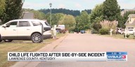 Child airlifted to hospital after side