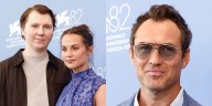 Jude Law, Alicia Vikander & Paul Dano Attend ‘The Wizard of the Kremlin’ Photocall at Venice Film Festival 2025 | 2025 Venice Film Festival, Alicia Vikander, Jeffrey Wright, Jude Law, Movies, Olivier 