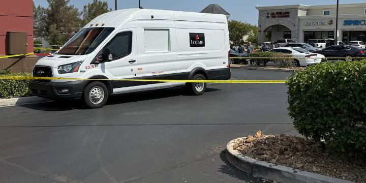 Man arrested in $300K armored truck robbery in Las Vegas
