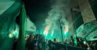 Video | Como si estuvieran en Medellín: así fue el tremendo banderazo de miles de hinchas de Nacional en Sao Paulo