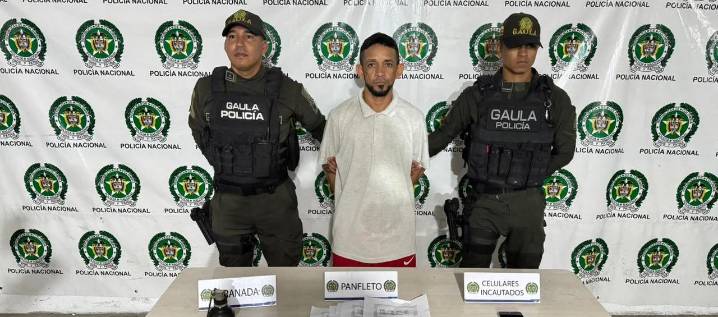 Cae alias 'Charawy', señalado jefe de zona 'Costeño': le hallaron una granada