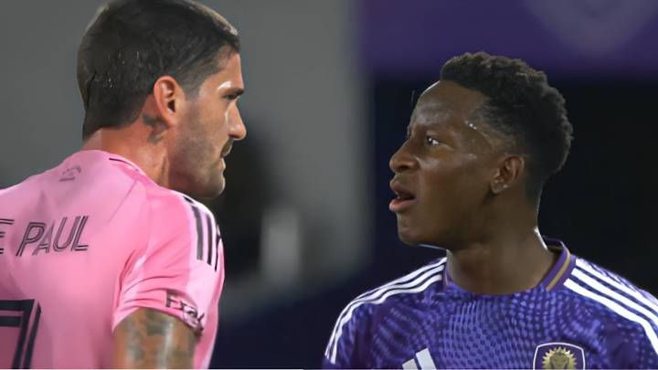 Iván Angulo y Rodrigo de Paul tuvieron un fuerte cruce en el clásico de la Florida: “Bobo, vos”