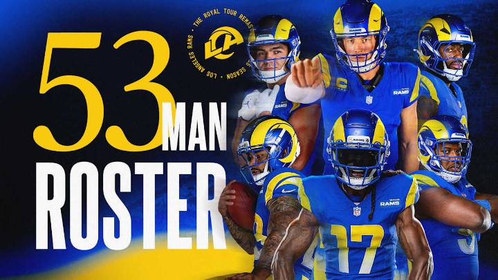 Rams announce initial 53-man roster for 2025 season